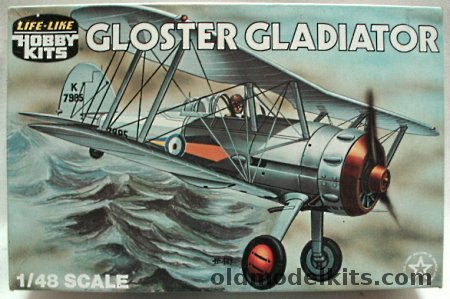 Life-Like 1/48 Gloster Gladiator, 09607 plastic model kit